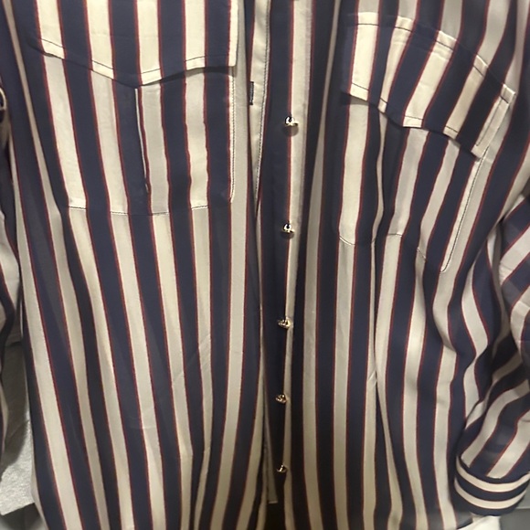 Equipment Striped Button-Up Shirt - Picture 7 of 9